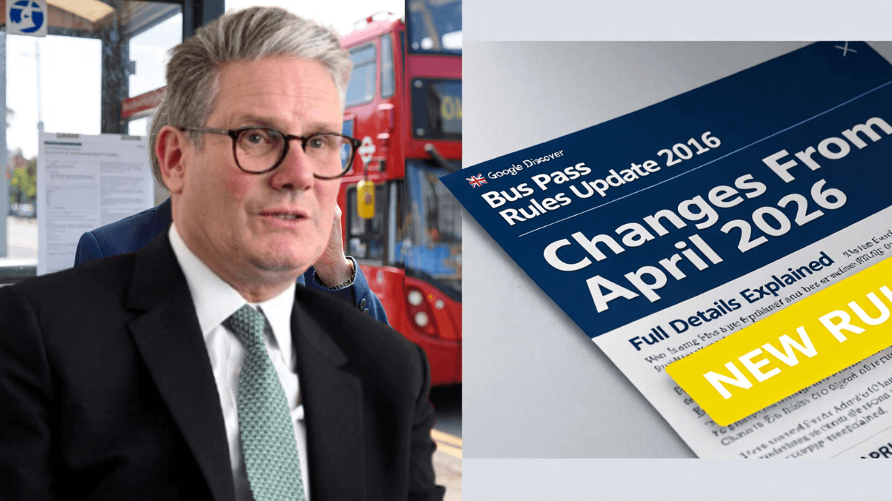 UK Bus Pass Rules Officially Changing From April 2026 – Full Details