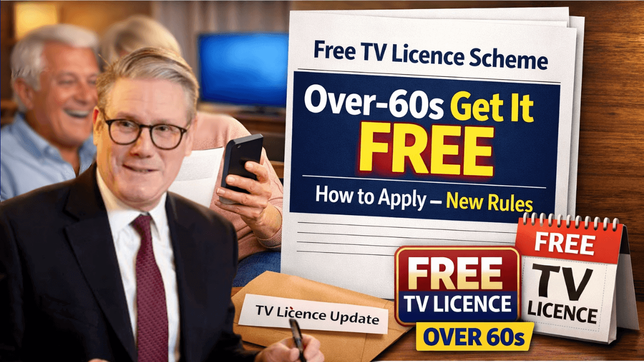 UK Govt Confirms Free TV Licence for Over-60s – How to Apply Under New Rules